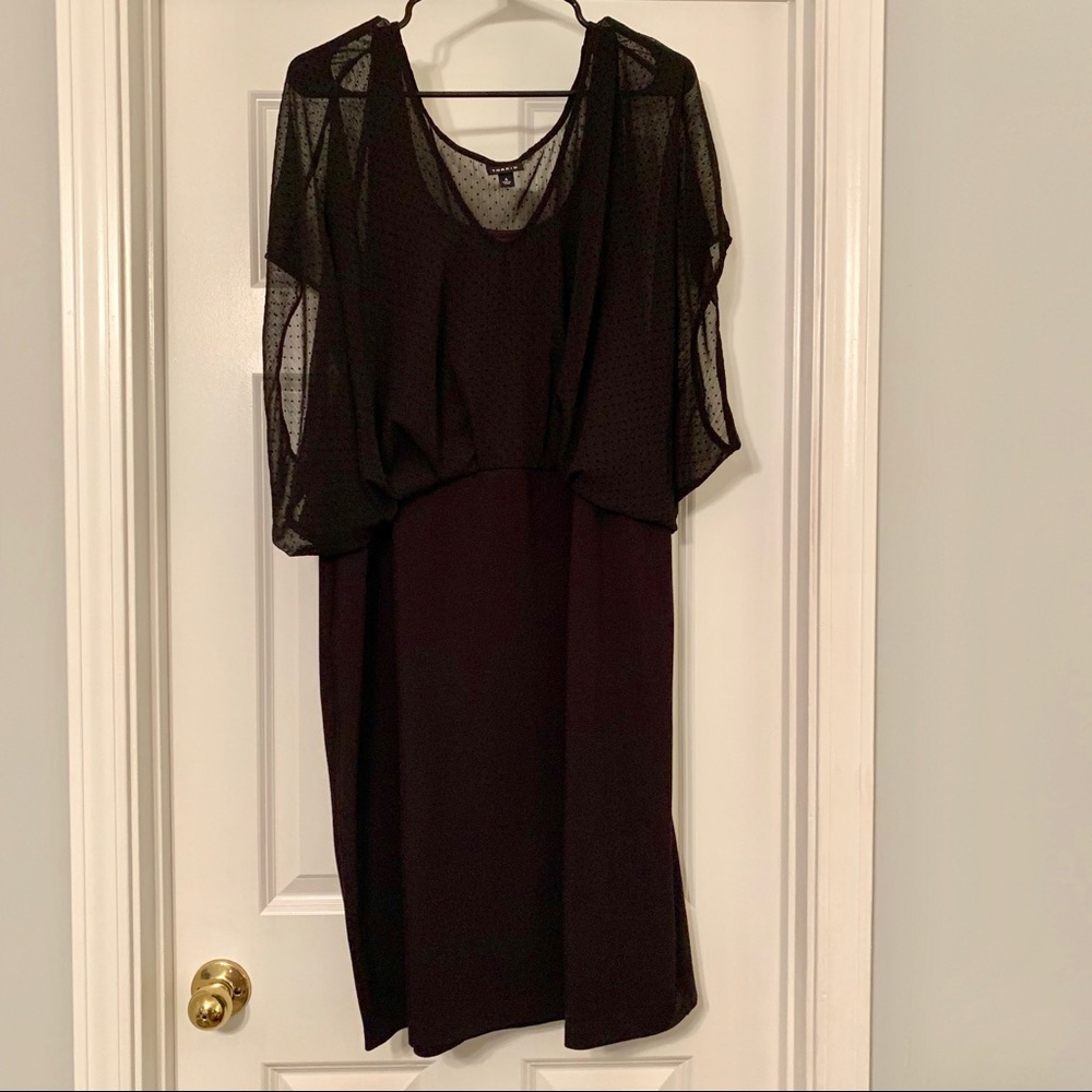 Torrid Empire Waisted Little Black Dress Size 4